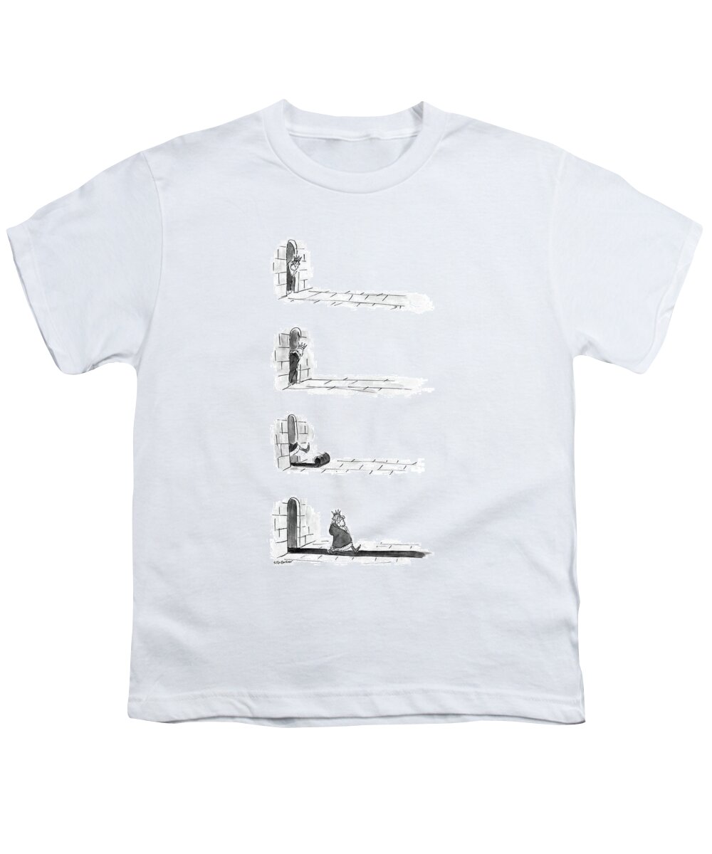 Royalty Youth T-Shirt featuring the drawing New Yorker October 20th, 1986 by James Stevenson