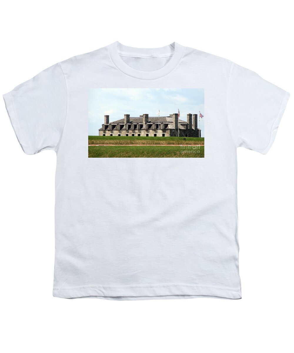 Old Fort Niagara Youth T-Shirt featuring the photograph Old Fort Niagara by Rose Santuci-Sofranko