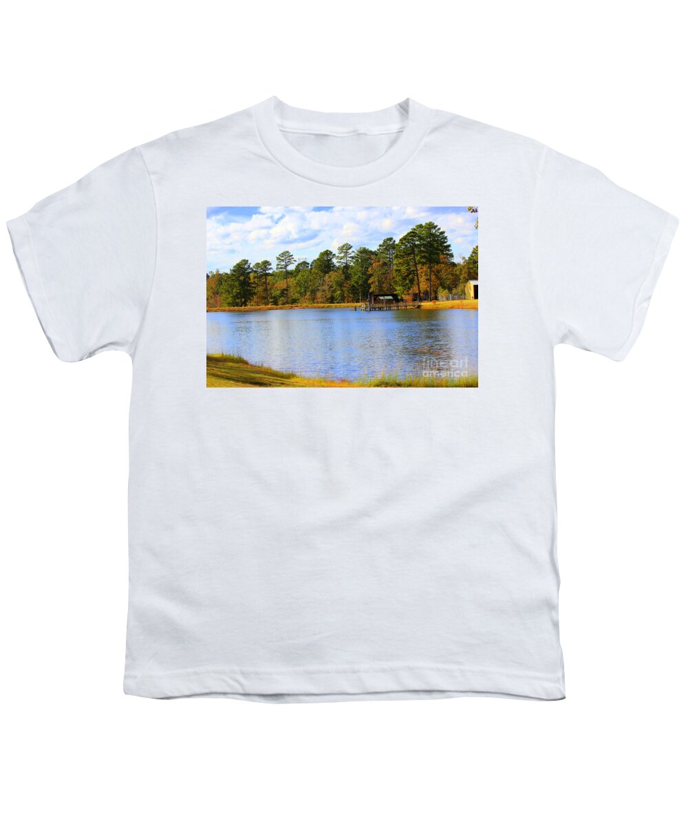 Autumn Days Youth T-Shirt featuring the photograph On An Autumn Day by Kathy White