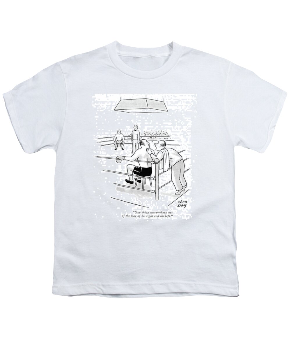 110978 Cda Chon Day Youth T-Shirt featuring the drawing One Thing More by Chon Day