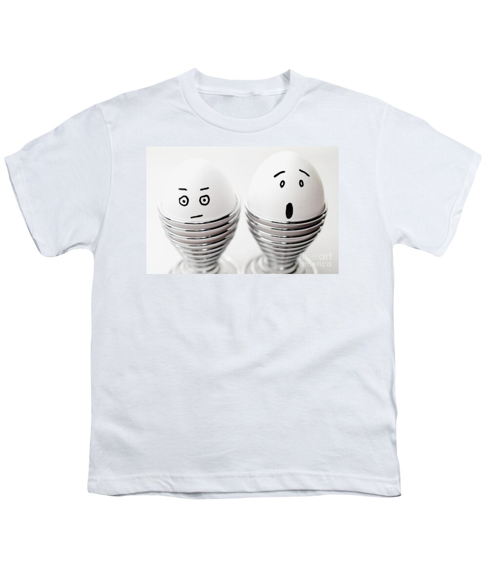 Eggs Youth T-Shirt featuring the photograph Oops by Sabine Jacobs