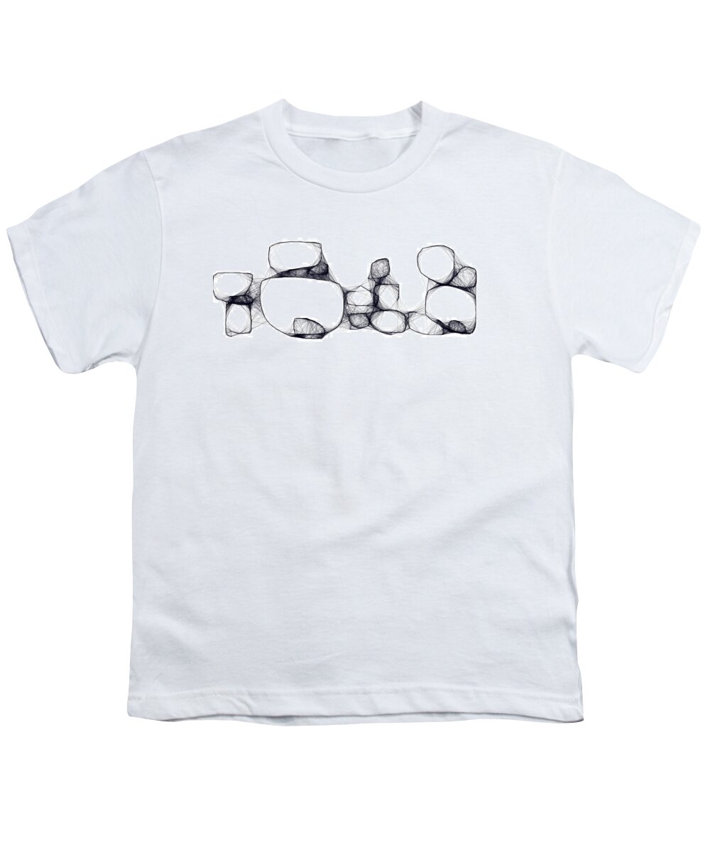  Youth T-Shirt featuring the photograph Scribrocks by Mark Blauhoefer