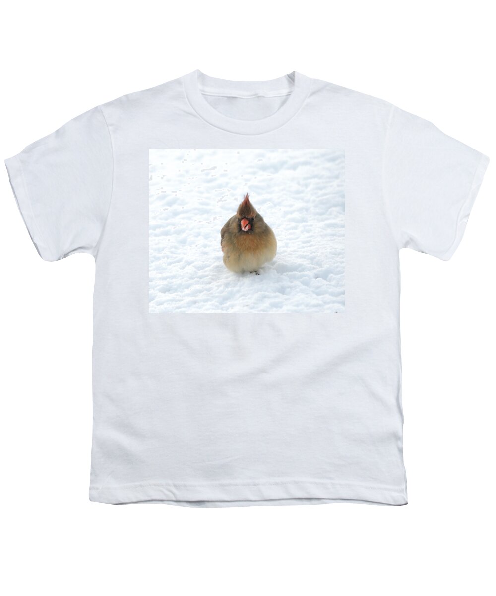 Cardinal Youth T-Shirt featuring the photograph Snow Beard by Holden The Moment