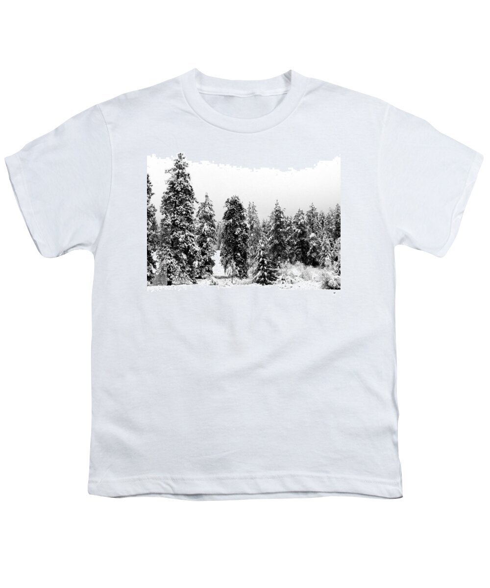 Snowy Morn Youth T-Shirt featuring the photograph Snowy Morn by Will Borden