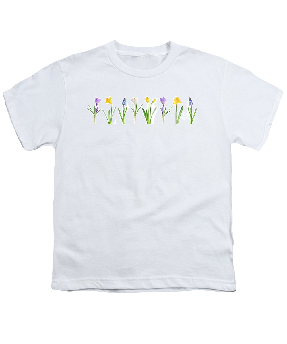 Flowers Youth T-Shirt featuring the photograph Spring flowers 1 by Elena Elisseeva