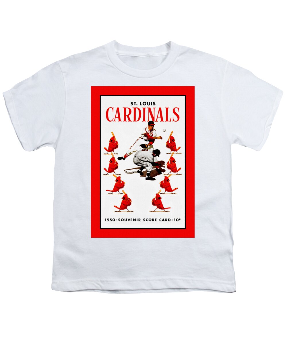 St. Louis Cardinals 1950 Score Card Youth T-Shirt