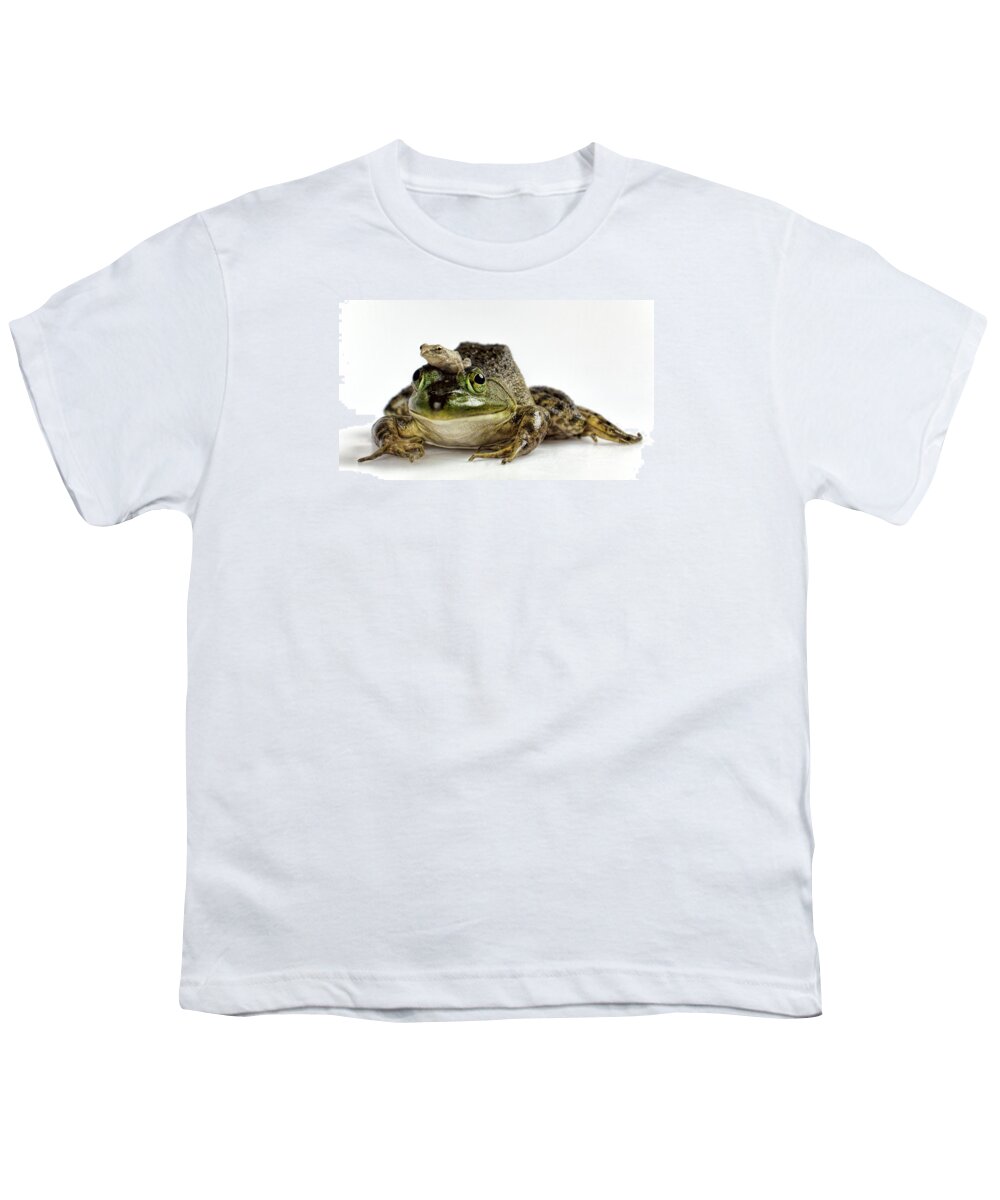 Frogs Youth T-Shirt featuring the photograph Support your Friends by John Crothers