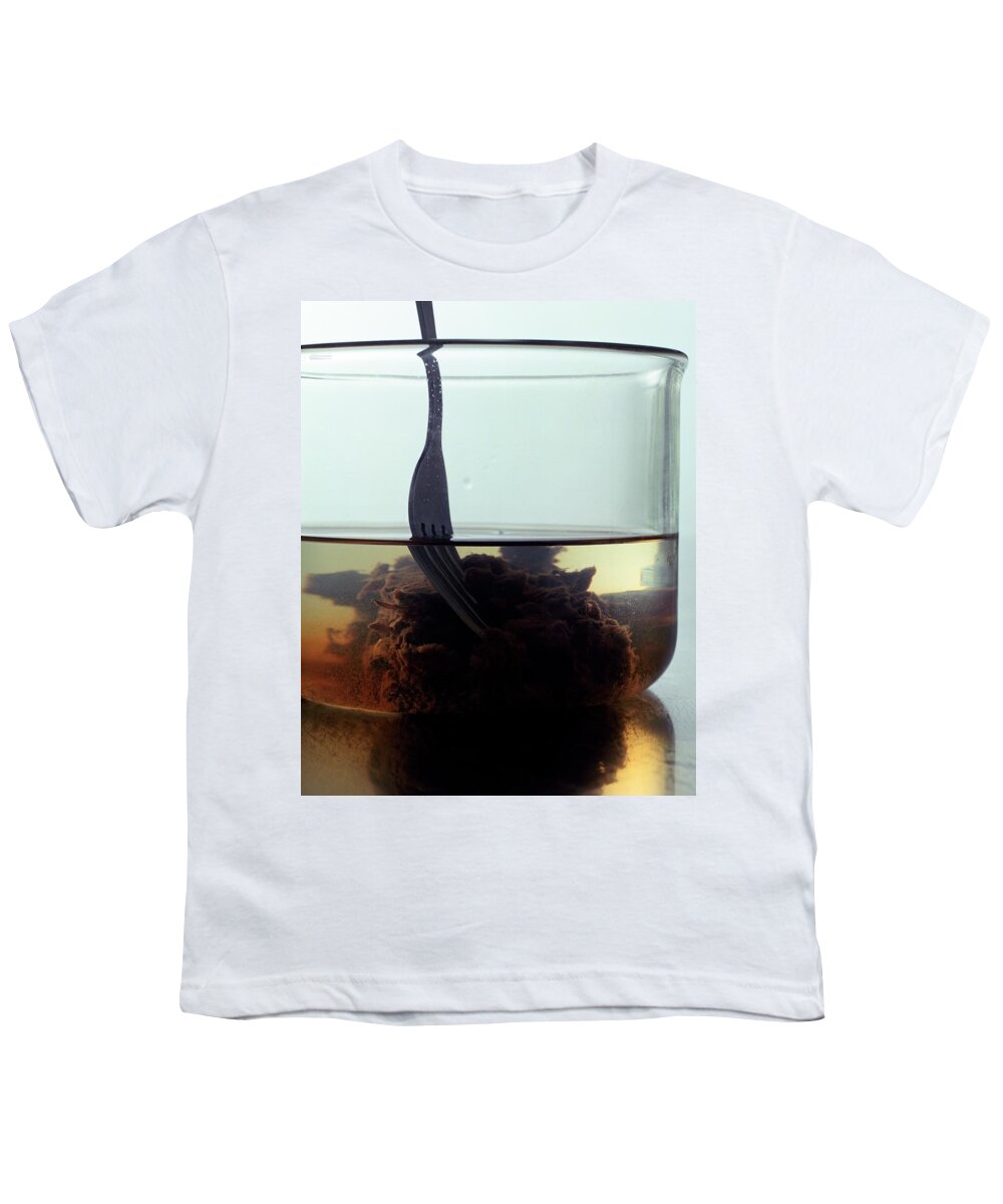 Cooking Youth T-Shirt featuring the photograph Tamarind Powder Floating In Water by Romulo Yanes