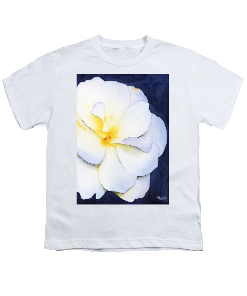 Bloom Youth T-Shirt featuring the painting The Bloominator by Ken Powers