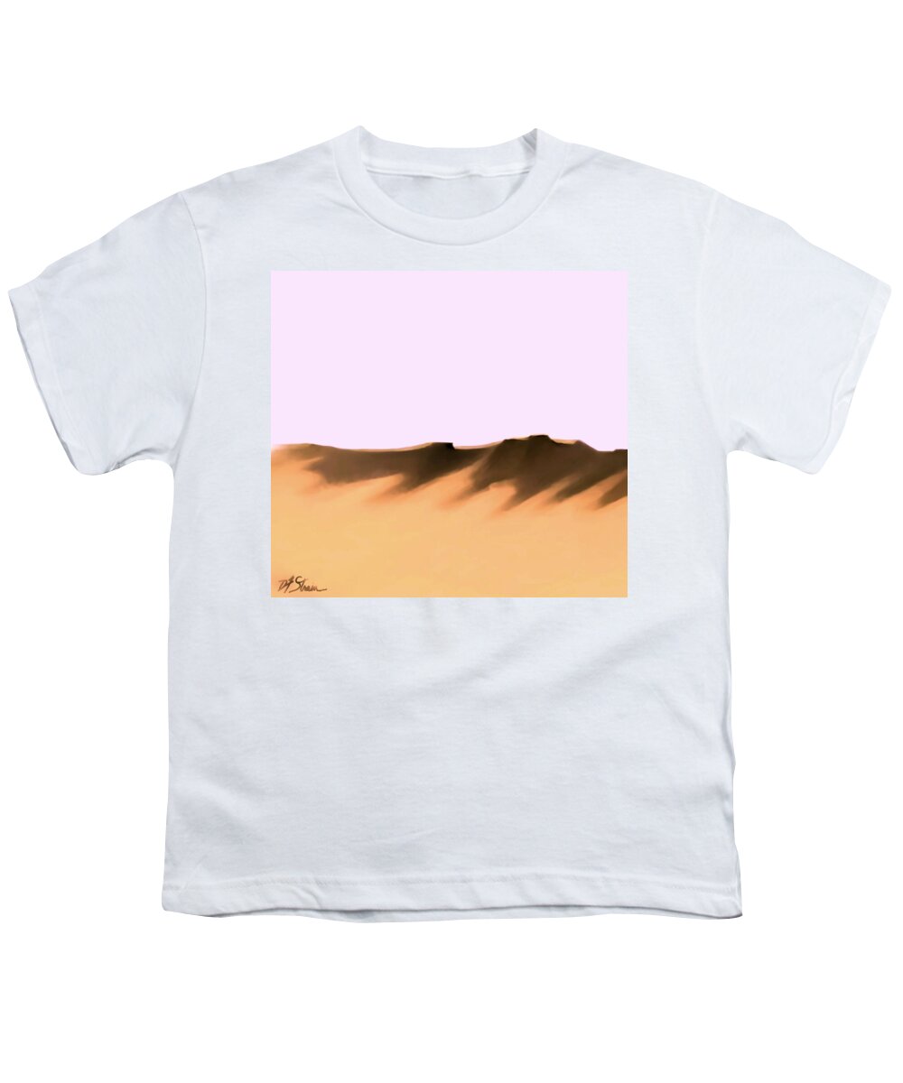 Fineartamerica.com Youth T-Shirt featuring the painting The Cliffs  Number 12 by Diane Strain