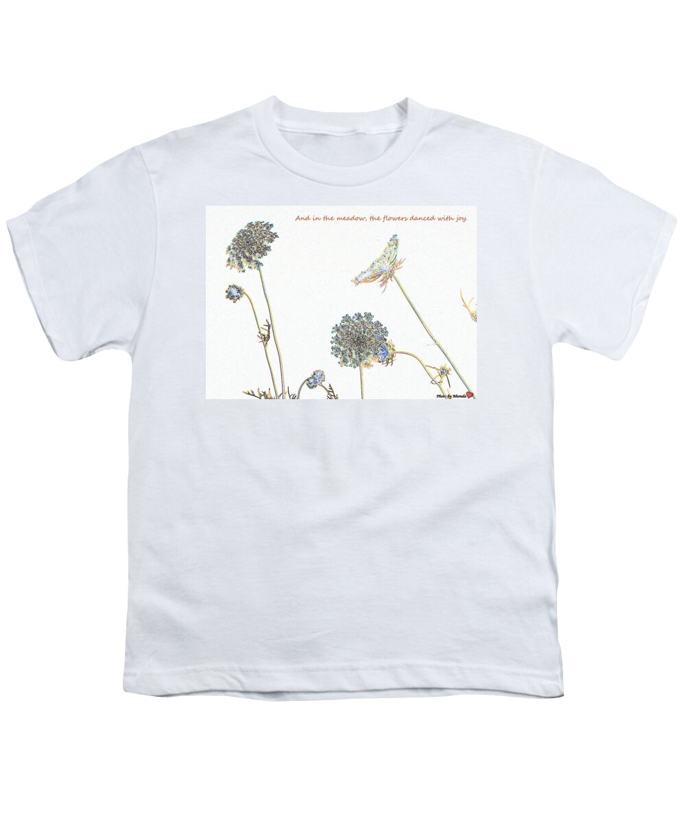 Photograph Youth T-Shirt featuring the photograph The Flowers Danced by Rhonda McDougall