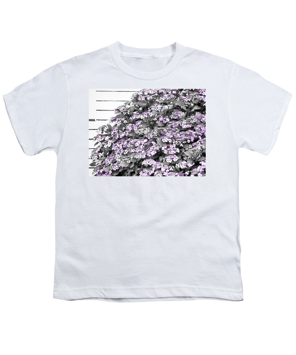 Pink Youth T-Shirt featuring the photograph The Pink Hydrangea by Steve Taylor