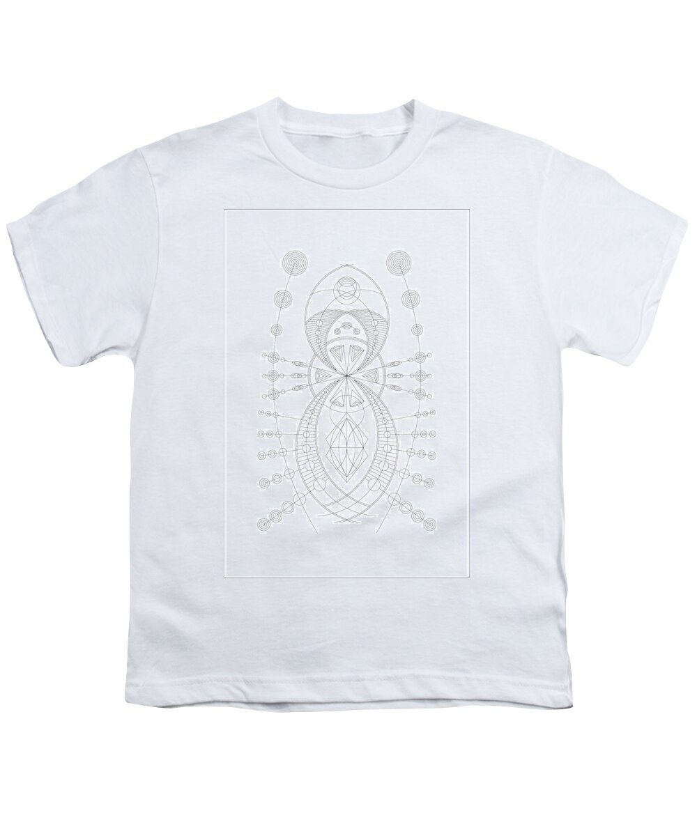 Relief Youth T-Shirt featuring the digital art The Visitor by DB Artist