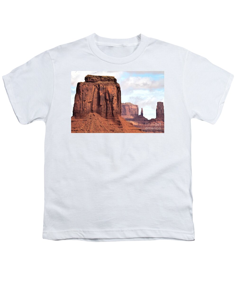 Red Rocks Youth T-Shirt featuring the photograph There Must be Kings by Jim Garrison