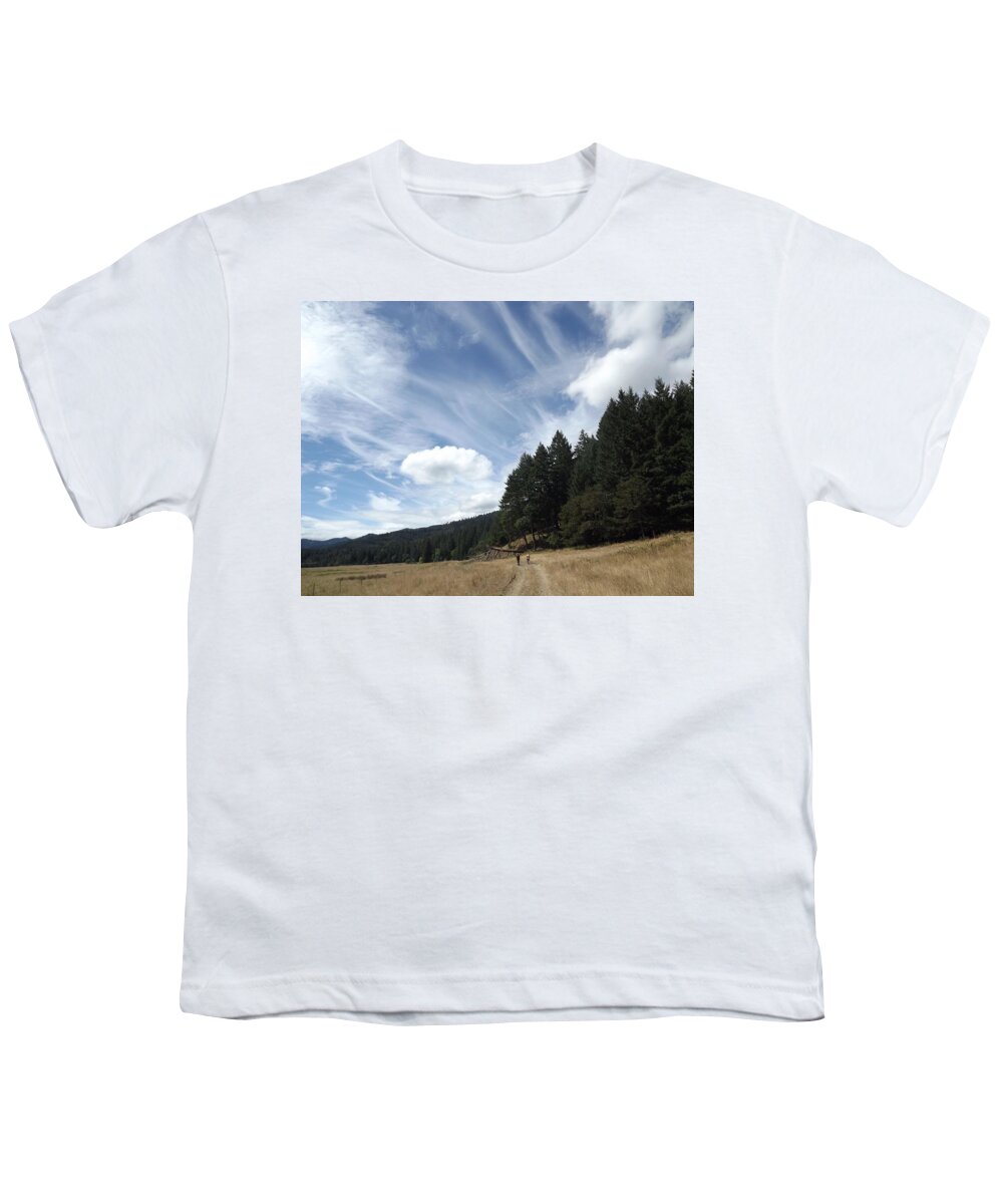 Clouds Youth T-Shirt featuring the photograph Two Of A Kind by Richard Faulkner