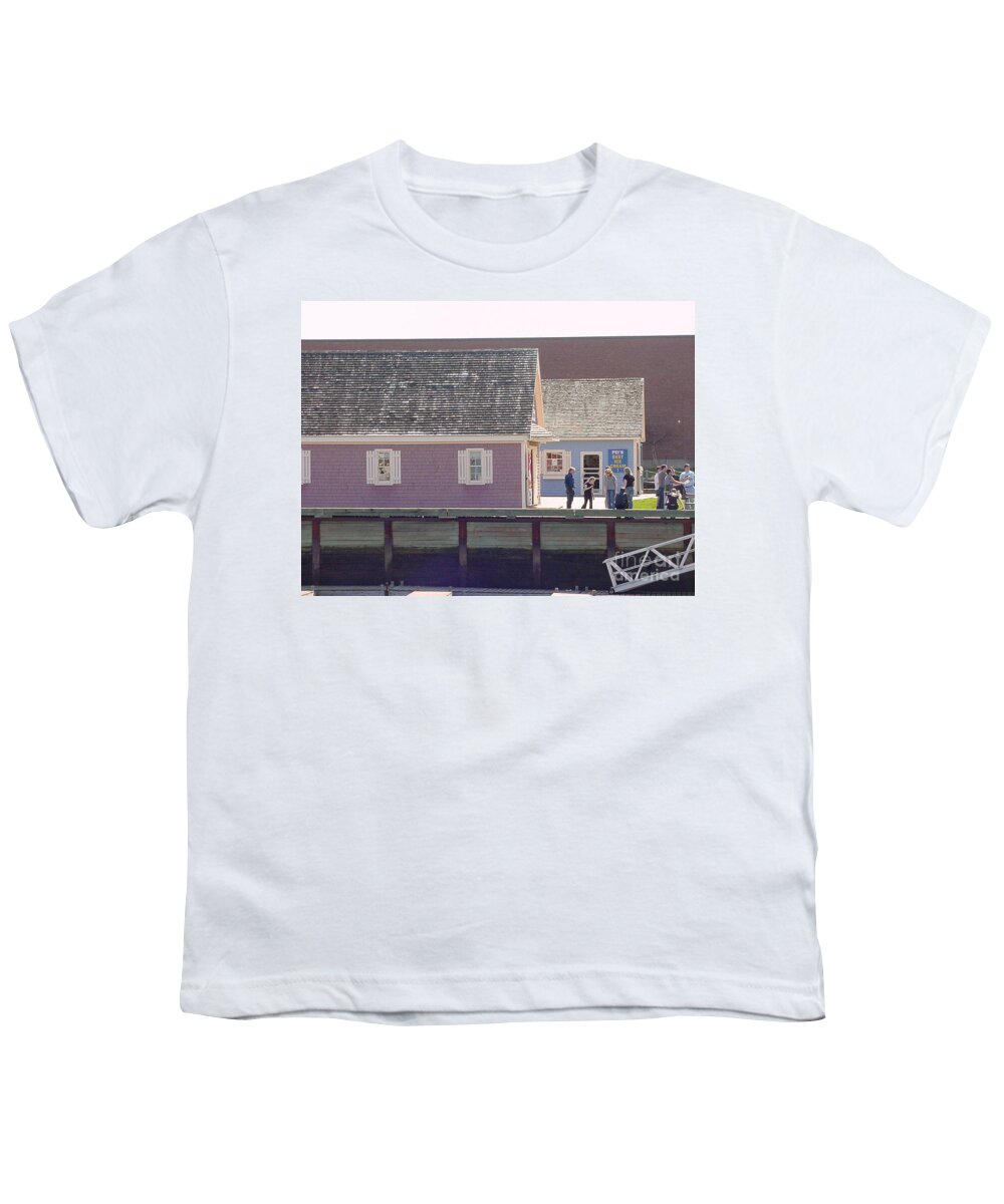 Charlottetown Youth T-Shirt featuring the photograph Waterfront Colors by Art MacKay