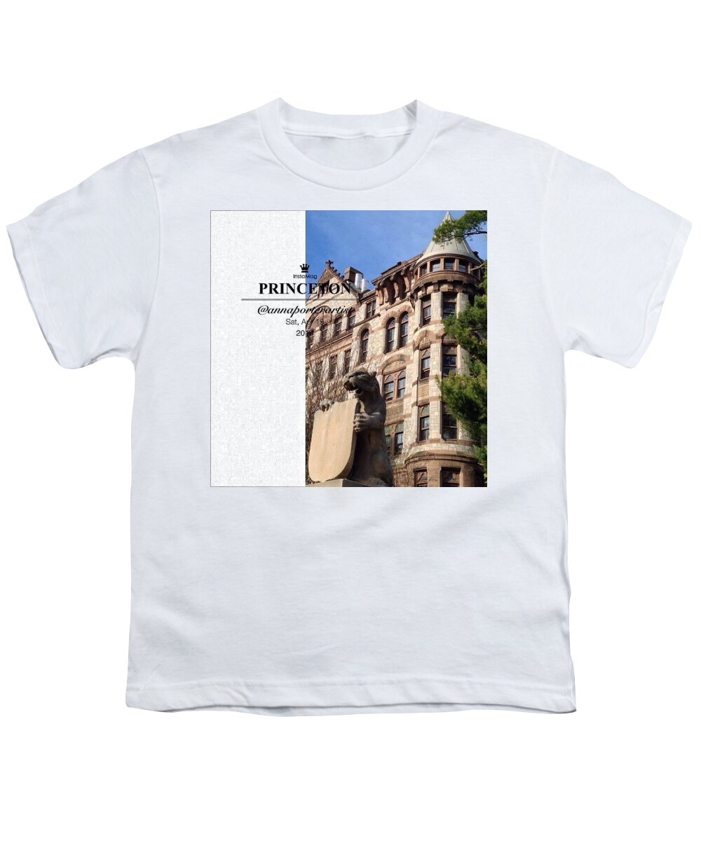 54_weekly_window Youth T-Shirt featuring the photograph Windows Of Princeton University For by Anna Porter