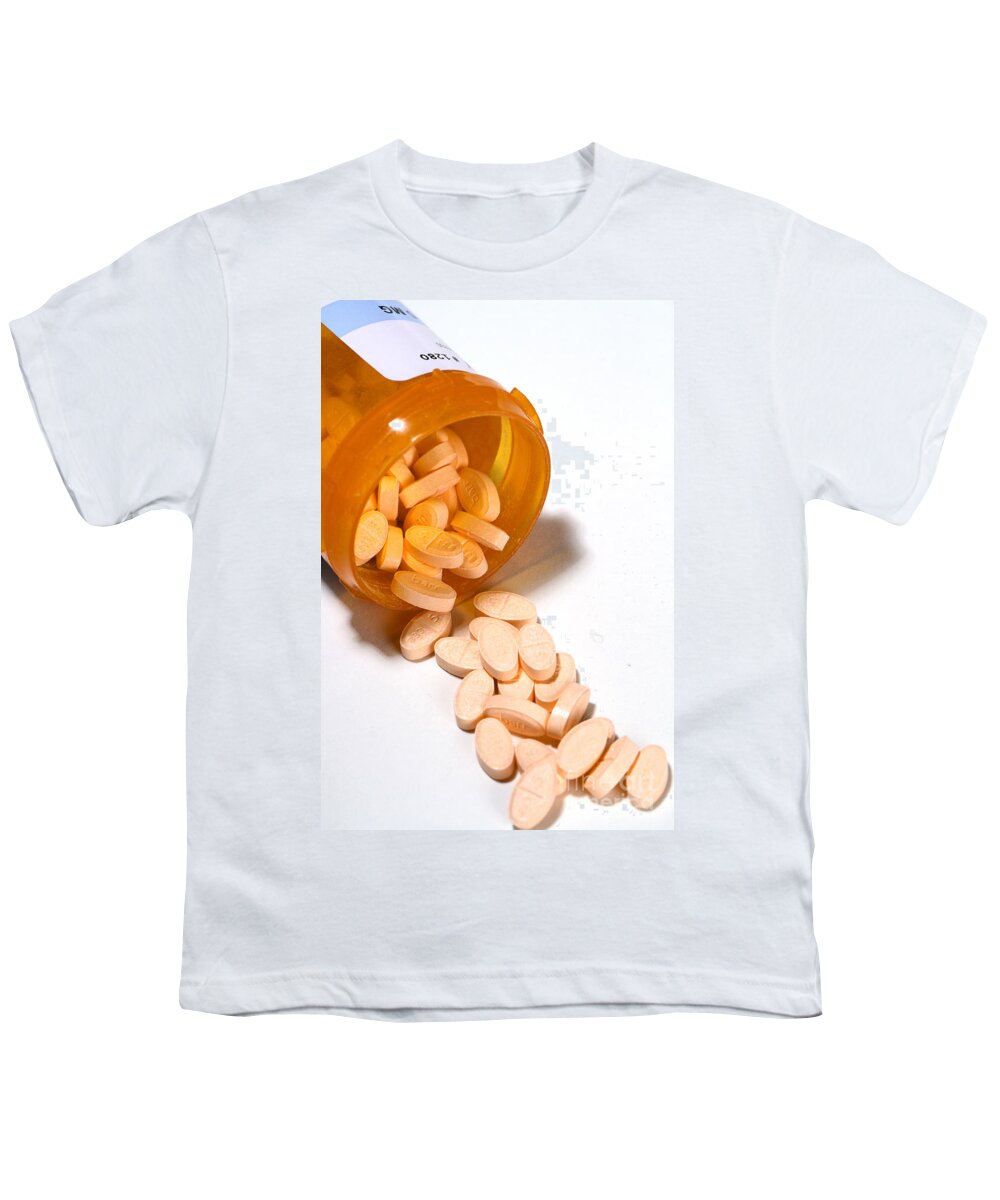 Anticoagulant Youth T-Shirt featuring the photograph Sodium Warfarin #1 by Photo Researchers