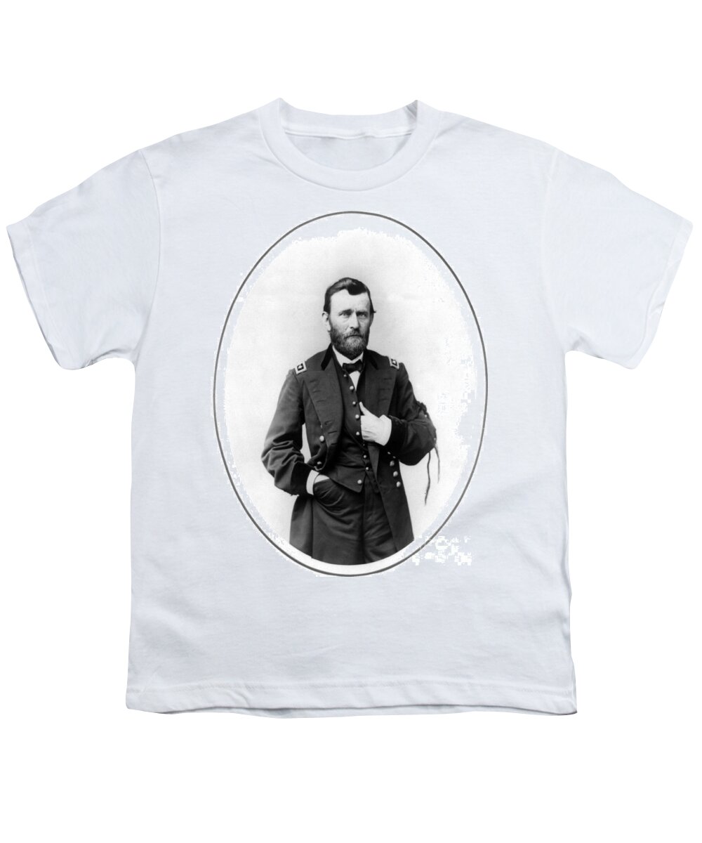 History Youth T-Shirt featuring the photograph Ulysses S. Grant, 18th American #4 by Photo Researchers
