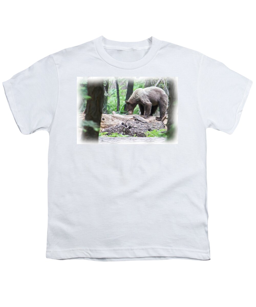 California Youth T-Shirt featuring the photograph California Brown Bear by Heidi Smith