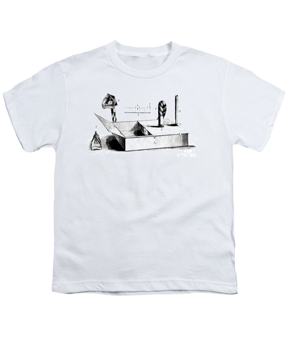 Science Youth T-Shirt featuring the photograph John Snows Ether Inhaler, 1847 by Science Source
