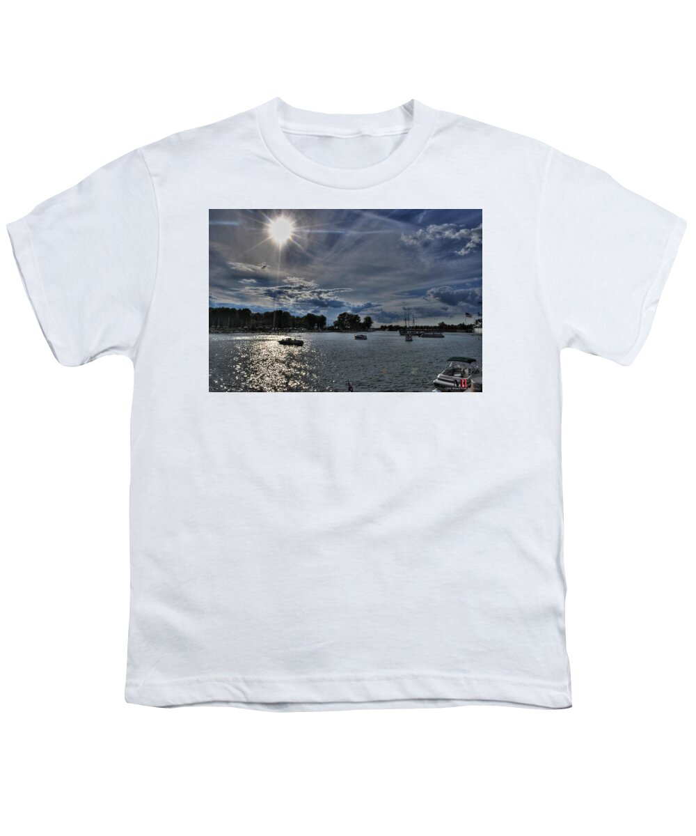 Buffalo Youth T-Shirt featuring the photograph 04 Canalside 2016 by Michael Frank Jr