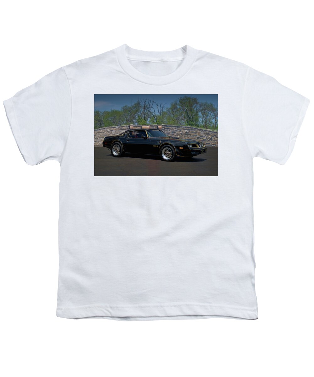 1978 Youth T-Shirt featuring the photograph 1978 Pontiac Trans Am by Tim McCullough