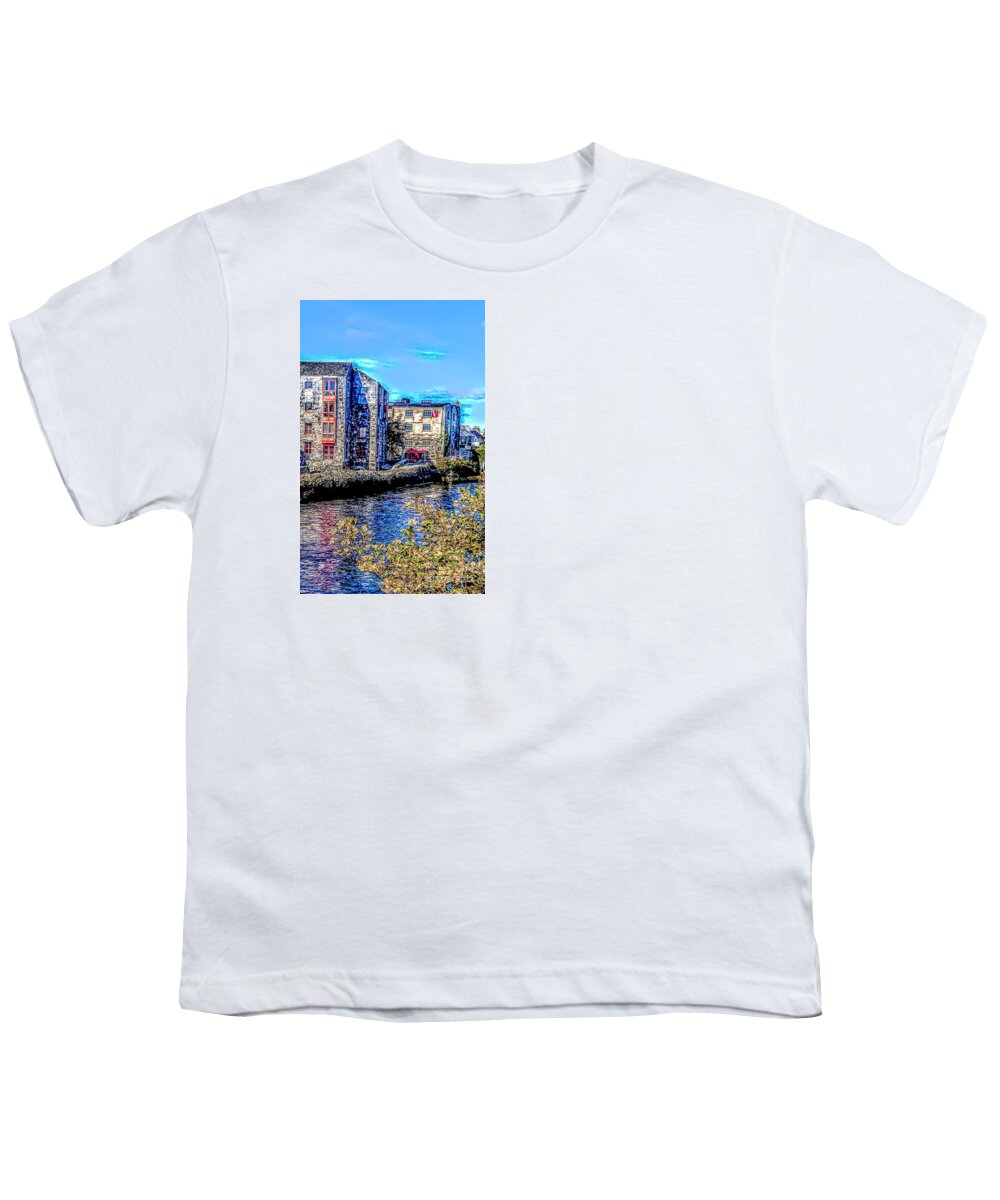Galway Youth T-Shirt featuring the painting paintings of Galway ,Ireland by Mary Cahalan Lee - aka PIXI