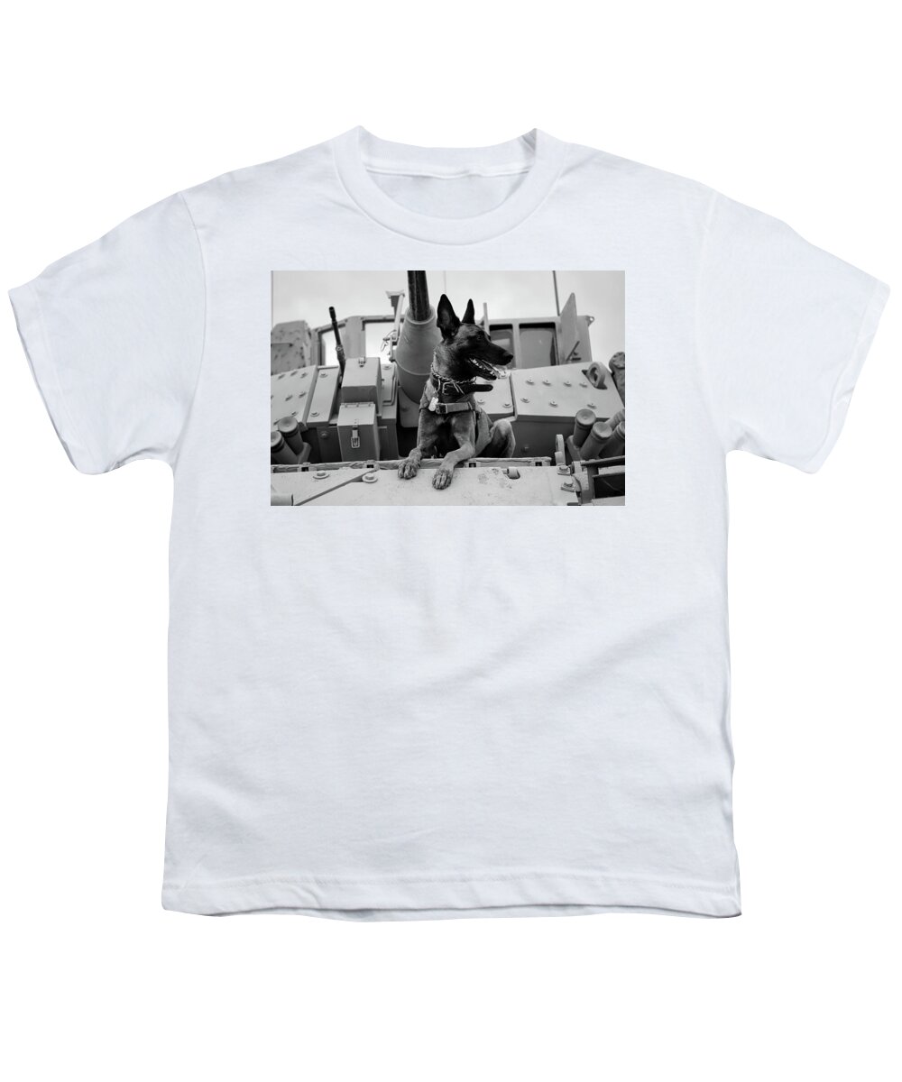 Tank Youth T-Shirt featuring the photograph Military Buddy #1 by Mountain Dreams