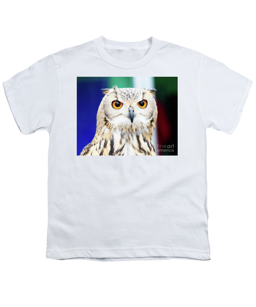 Owl Youth T-Shirt featuring the photograph Owl #1 by Colin Rayner