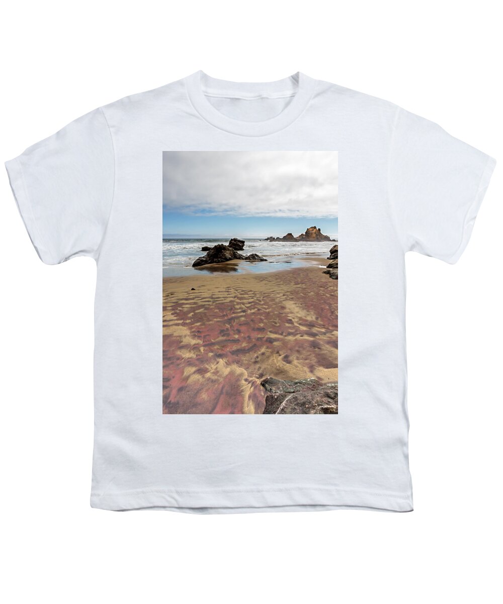 Pfeiffer Beach Youth T-Shirt featuring the photograph Pfeiffer Beach #1 by Susan Rissi Tregoning