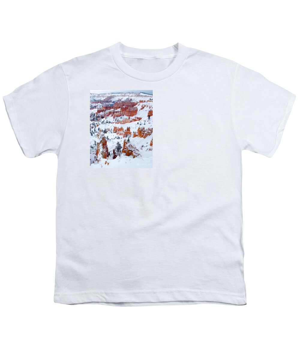 Dave Welling Youth T-Shirt featuring the photograph Winter Sunrise Bryce Canyon National Park Utah #2 by Dave Welling