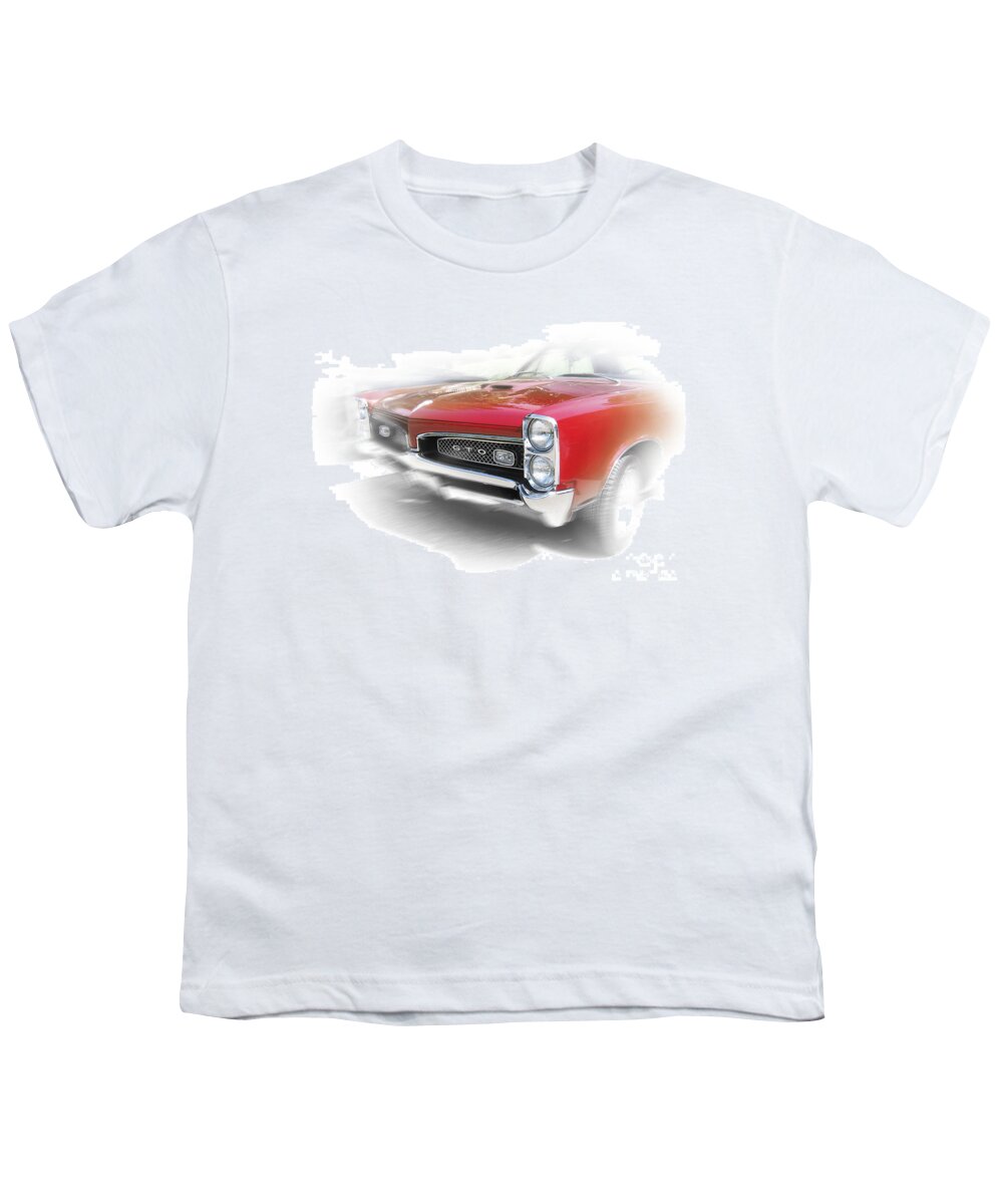 1967 Youth T-Shirt featuring the photograph 1967 Pontiac GTO by Ron Long