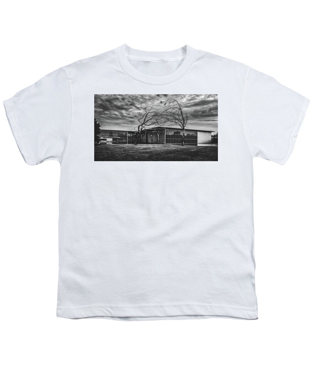 Modern Art Museum Youth T-Shirt featuring the photograph Modern Art Museum Of Fort Worth #2 by Mountain Dreams