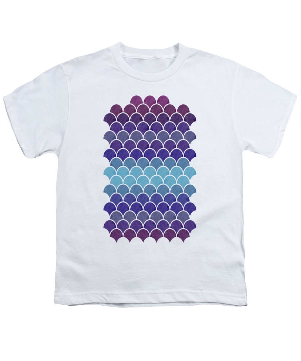 Watercolor Youth T-Shirt featuring the digital art Lovely Pattern #25 by Amir Faysal