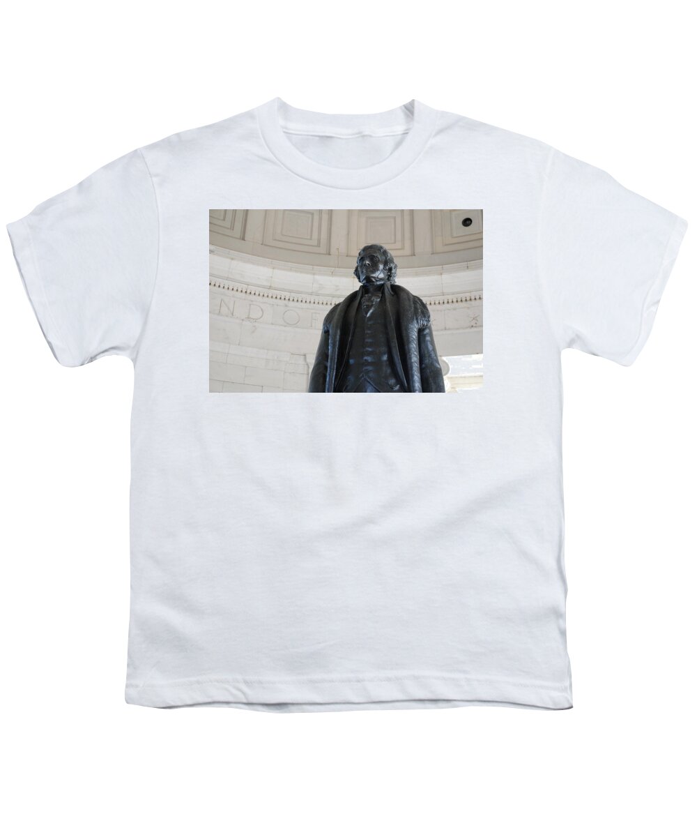 Declaration Of Independence Youth T-Shirt featuring the photograph Jefferson Memorial #3 by Kenny Glover