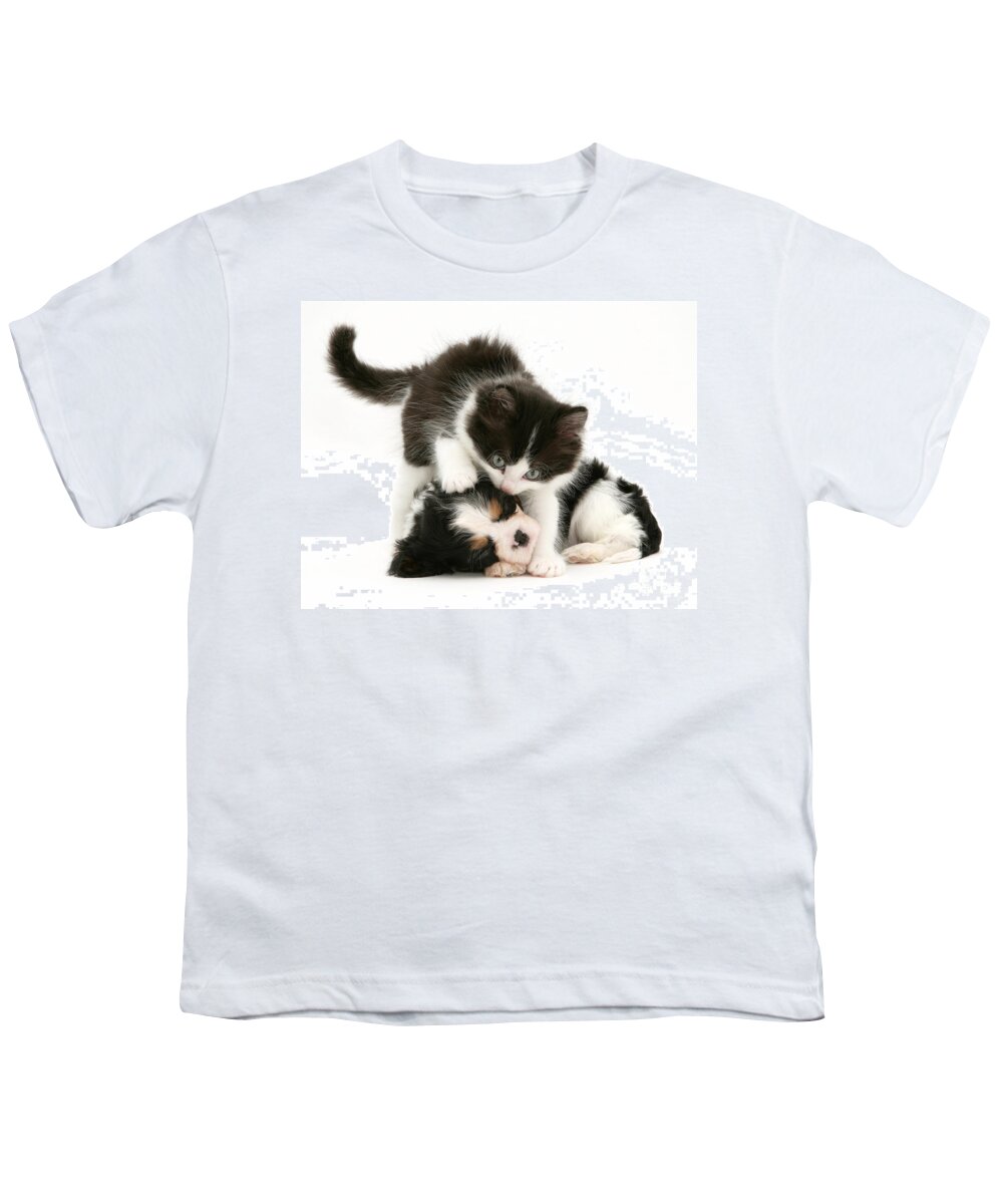 Animal Youth T-Shirt featuring the photograph Sleeping Puppy #3 by Jane Burton