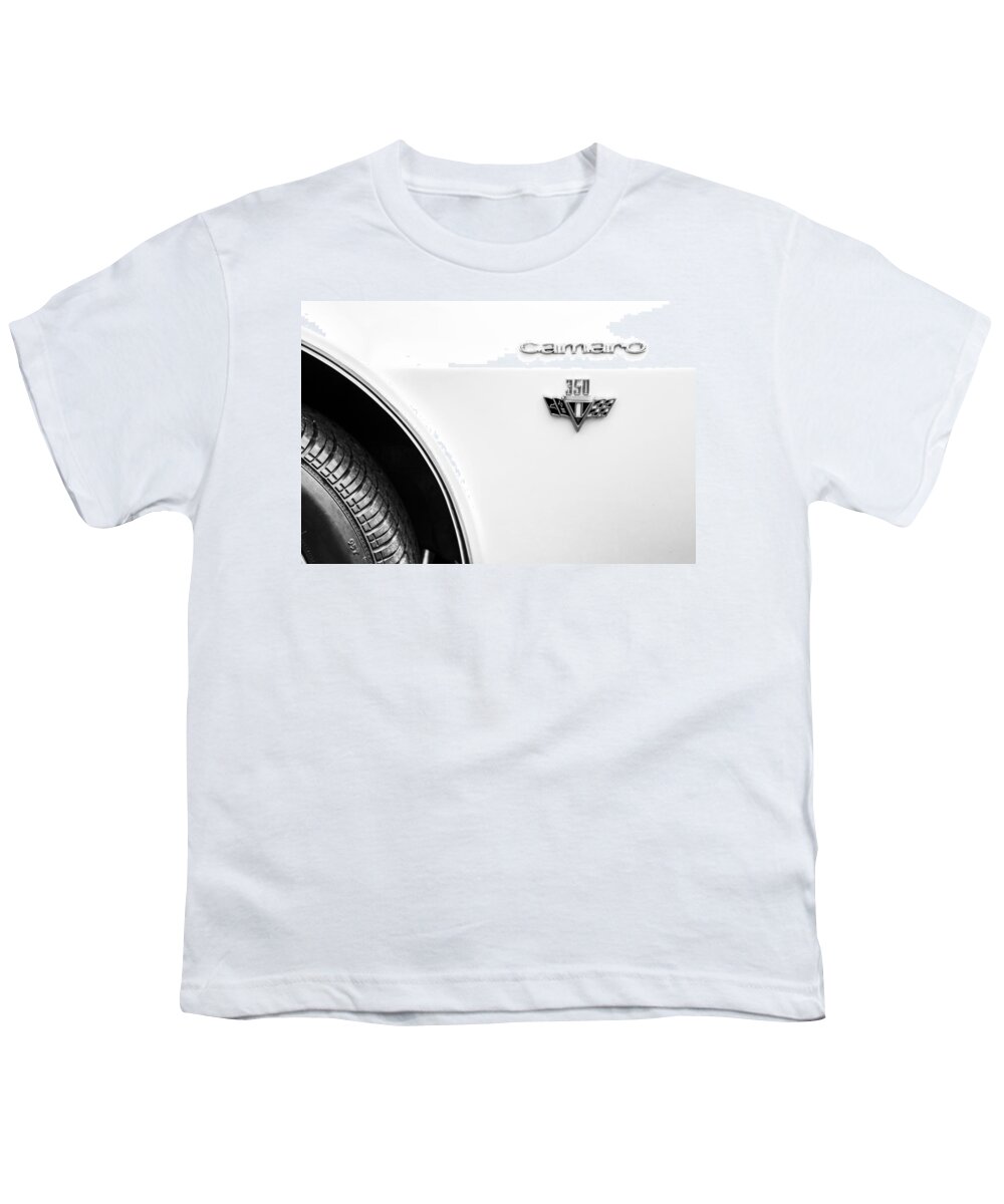 Camaro Youth T-Shirt featuring the photograph 350 by Karol Livote