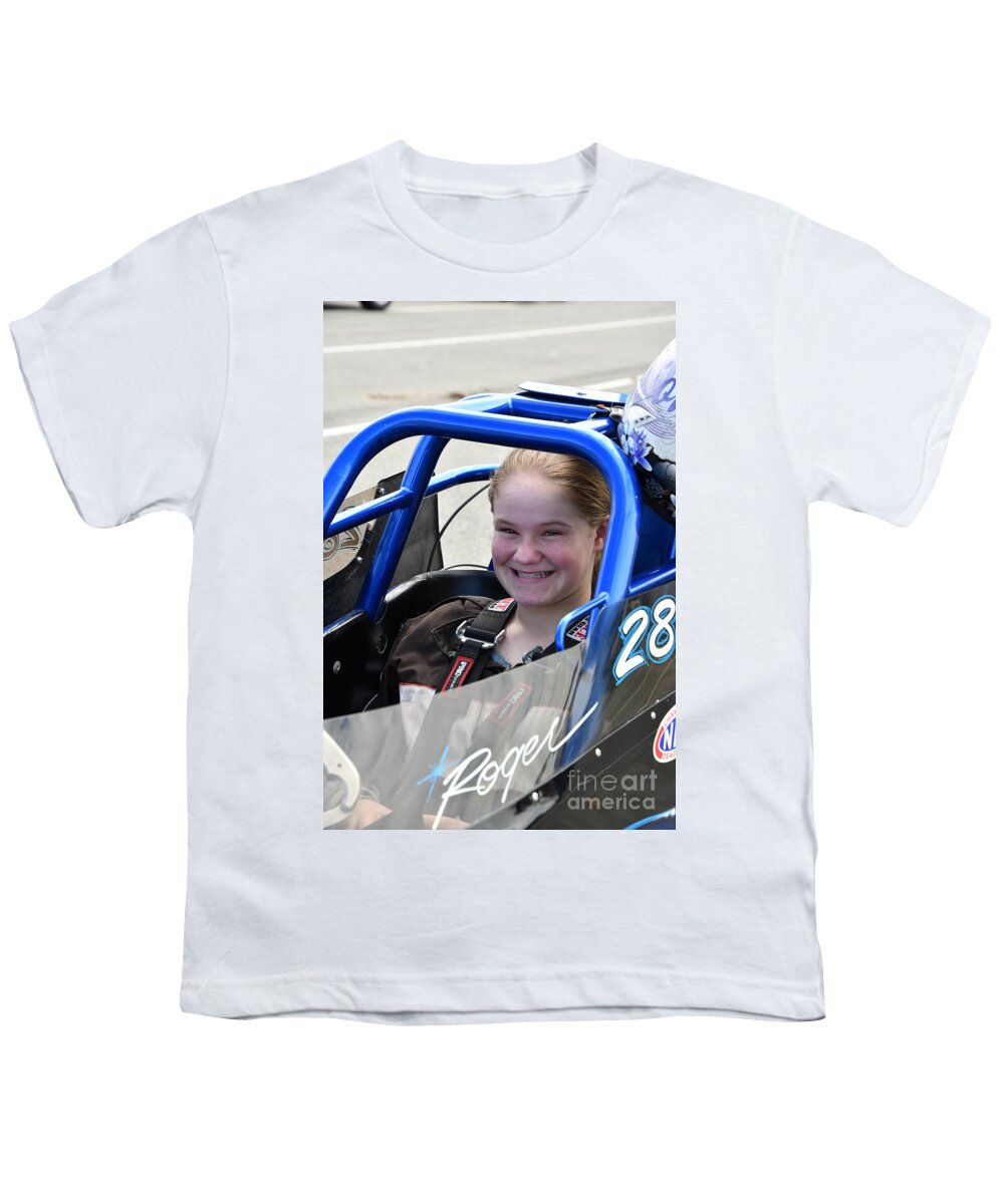 Drag Youth T-Shirt featuring the photograph Junior Drag Racing March 2017 #50 by Jack Norton
