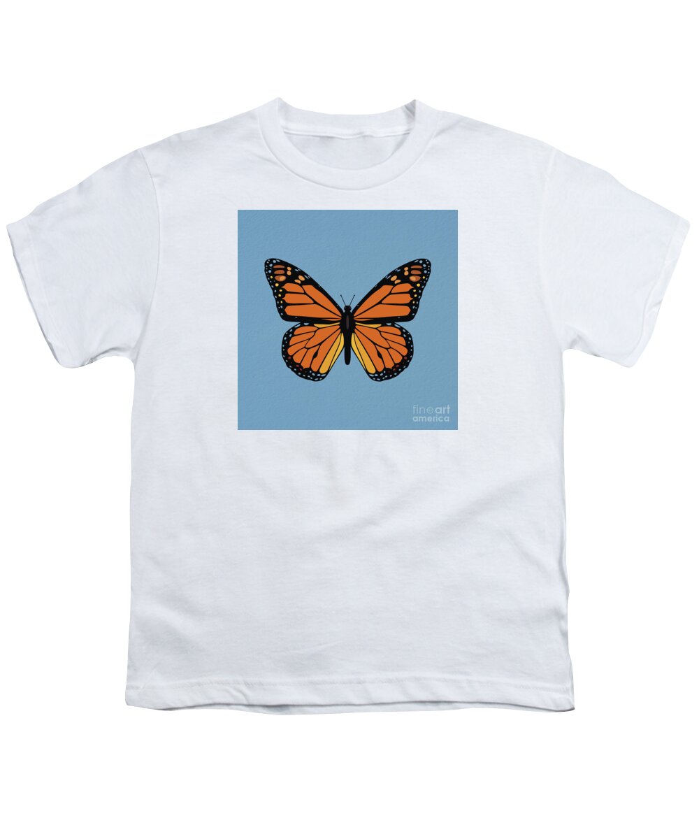 Monarch Butterfly Youth T-Shirt featuring the photograph 74- Monarch Butterfly by Joseph Keane