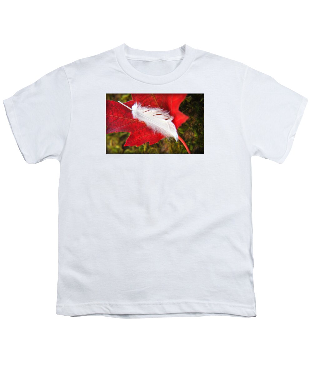 Red Youth T-Shirt featuring the photograph A Perfect Fall by KATIE Vigil