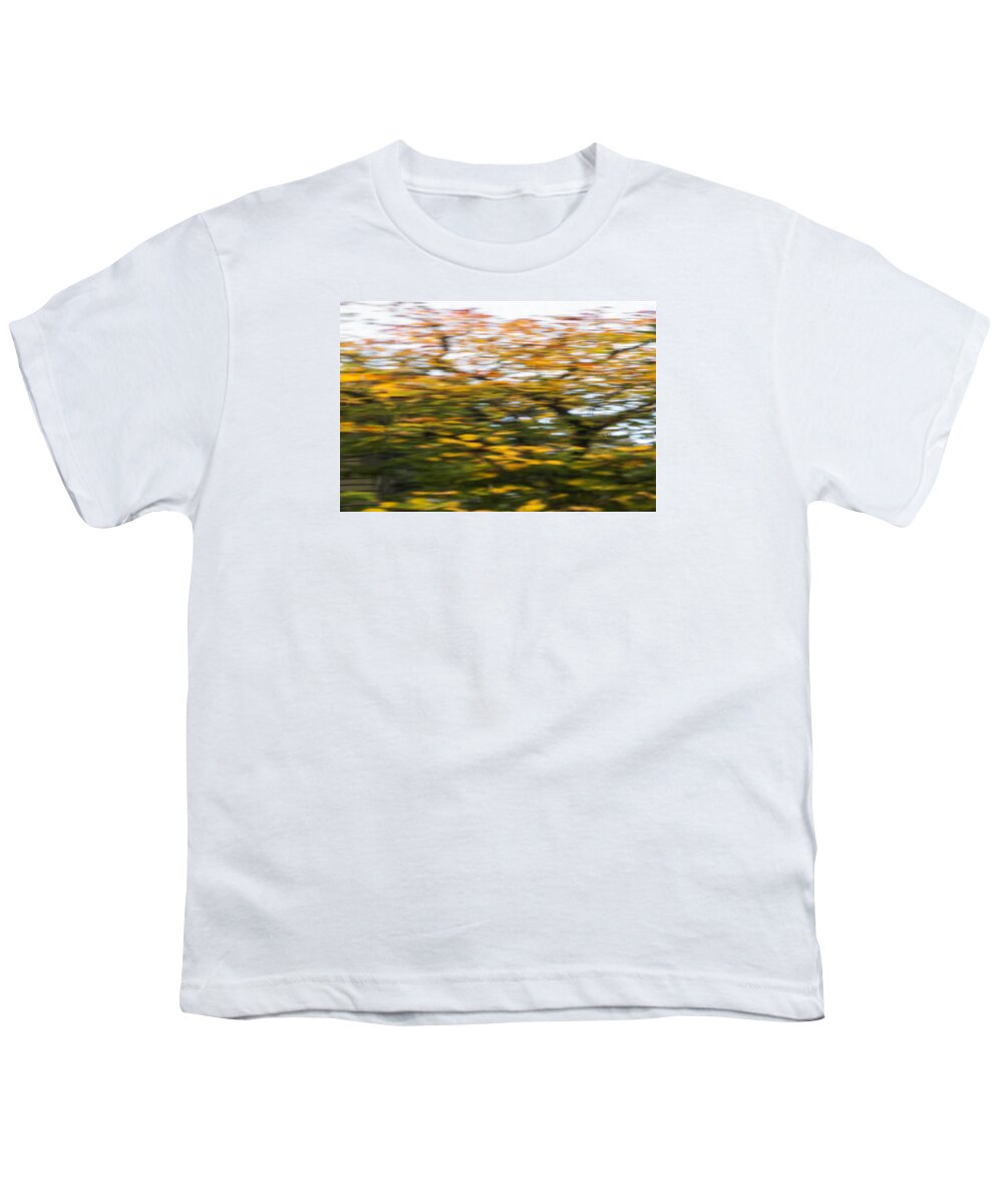 Abstract Youth T-Shirt featuring the photograph Abstract of Maple Tree by Bob Cournoyer