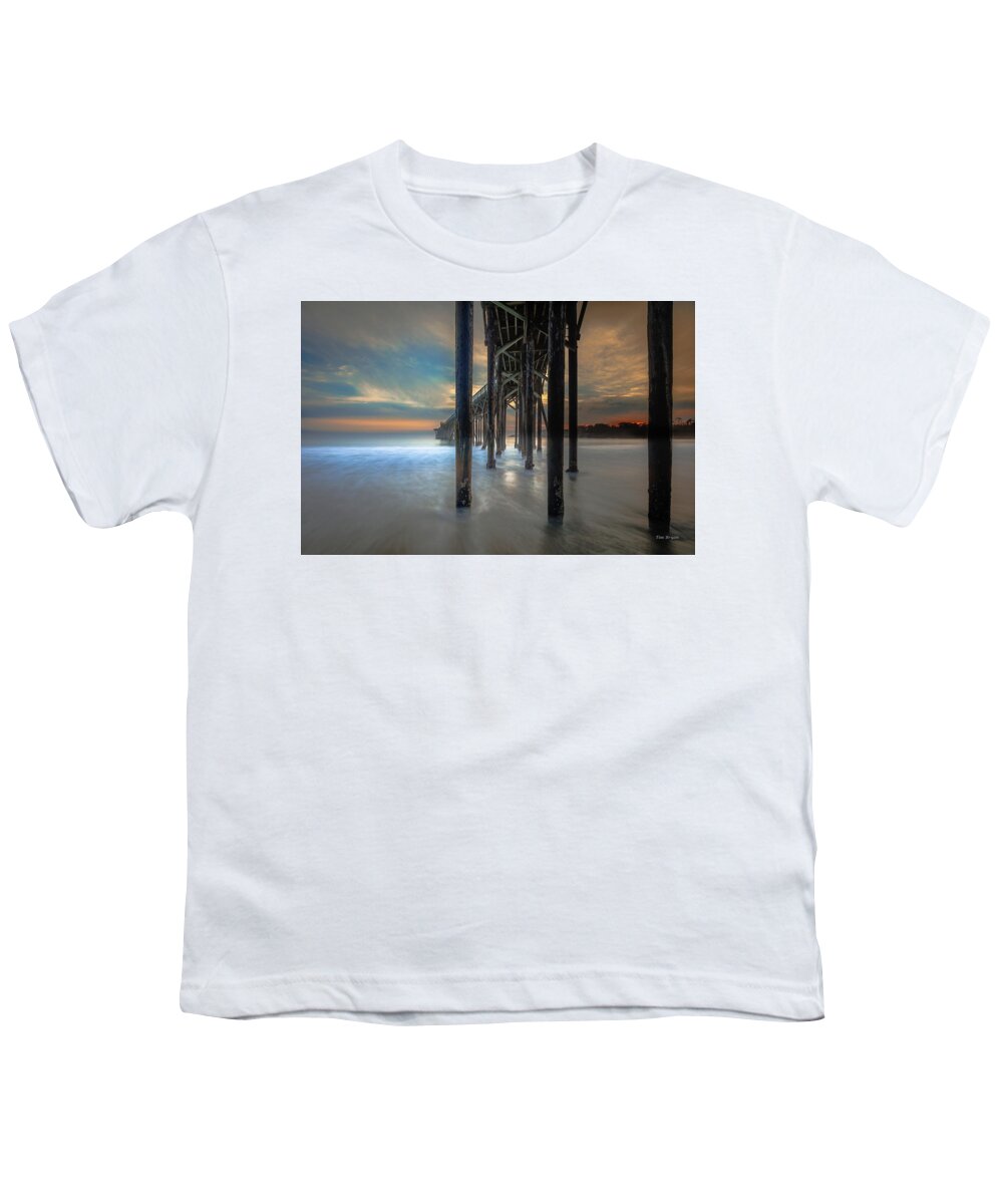Dramatic Youth T-Shirt featuring the photograph Afterglow at San Simeon by Tim Bryan