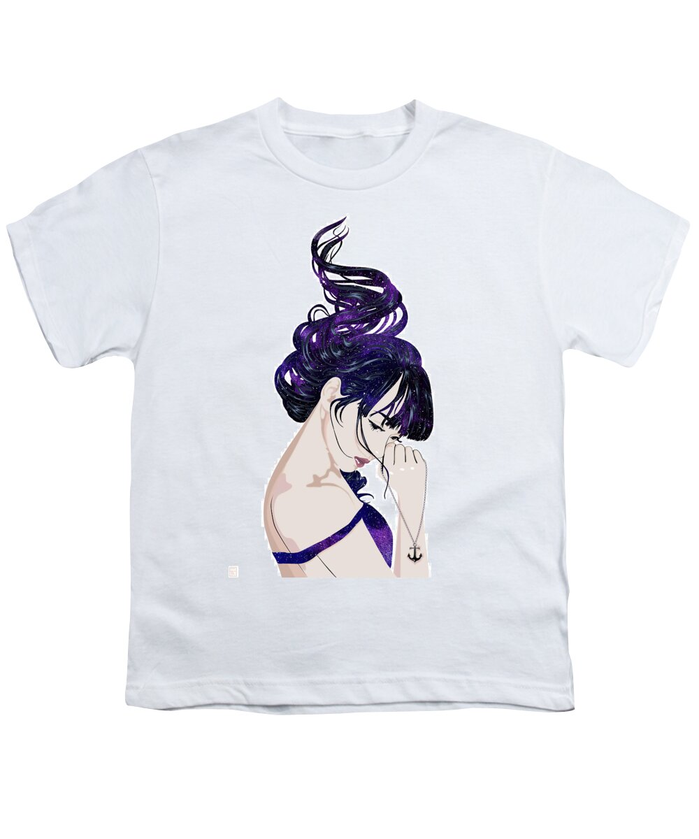 Woman Youth T-Shirt featuring the digital art Ankura II by Stevyn Llewellyn