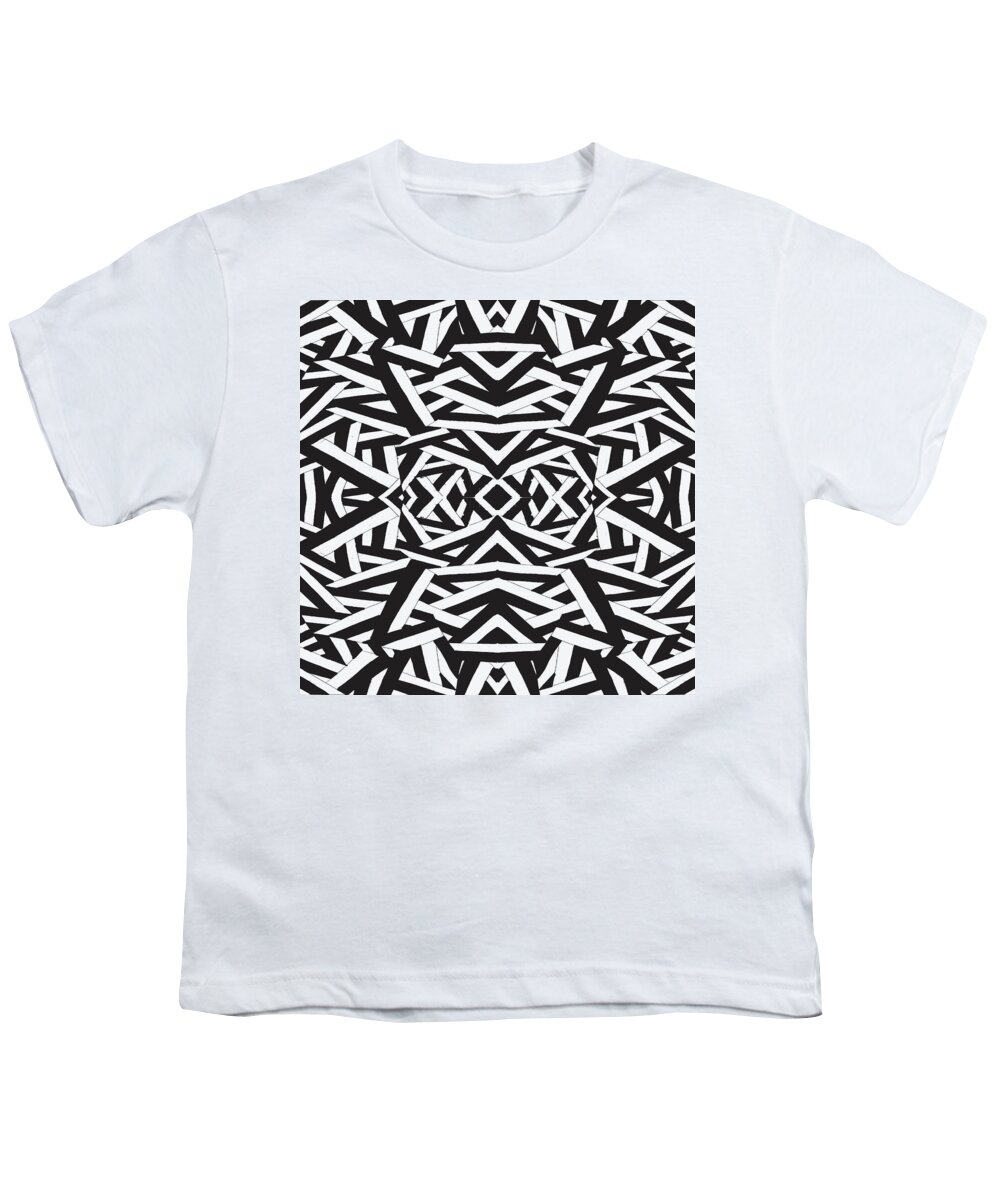 Urban Youth T-Shirt featuring the digital art 034 Stripes by Cheryl Turner