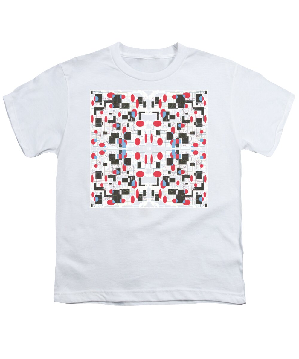 Urban Youth T-Shirt featuring the digital art 054 Traveling Abstract by Cheryl Turner