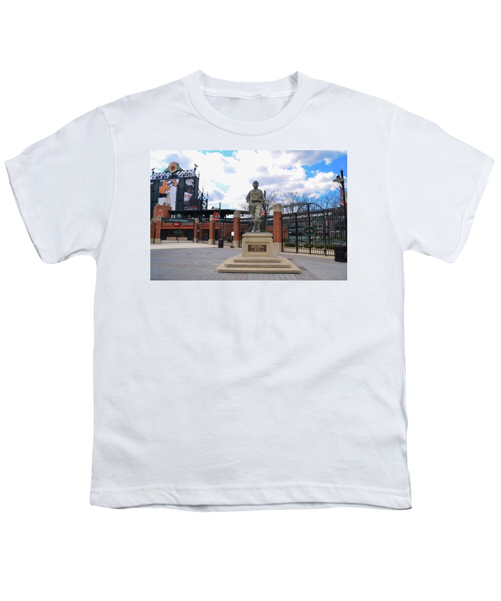 Babes Youth T-Shirt featuring the photograph Babes Dream - Camden Yards Baltimore by Bill Cannon