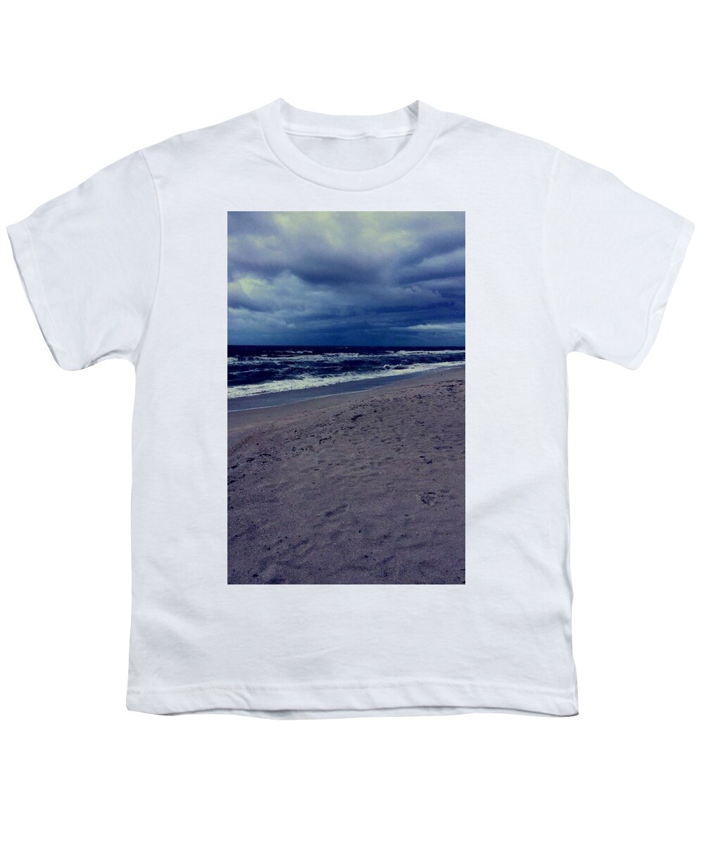  Youth T-Shirt featuring the photograph Beach by Kristina Lebron