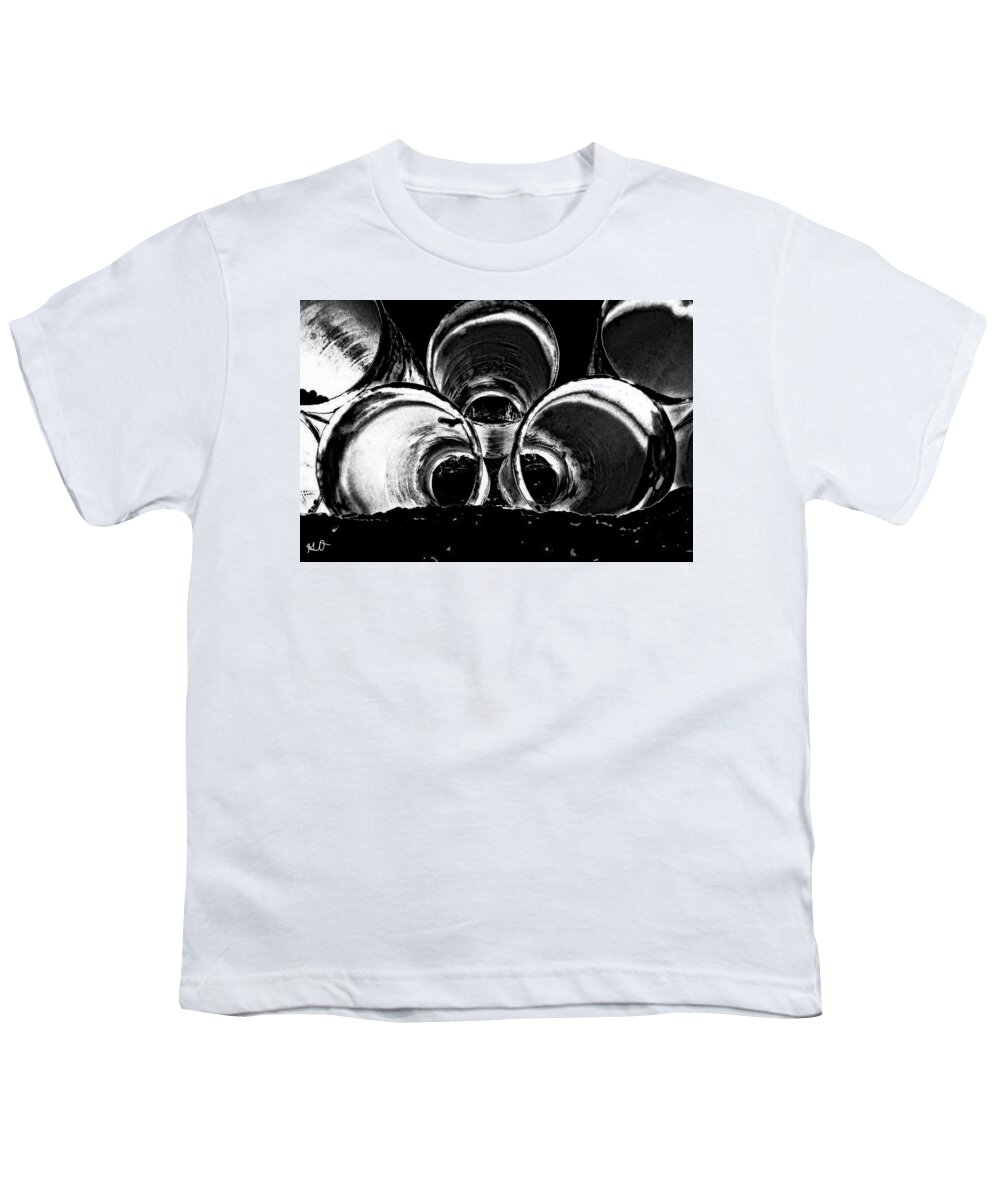 Pipes Youth T-Shirt featuring the photograph Beach Pipes by Gina O'Brien