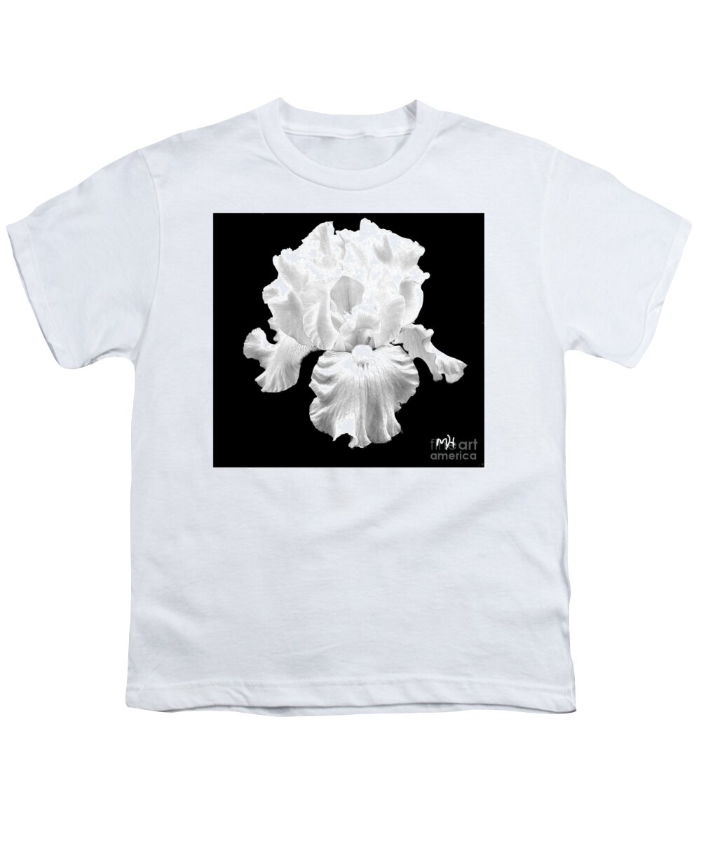 Photo Youth T-Shirt featuring the photograph Beauty Queen in Black and White by Marsha Heiken